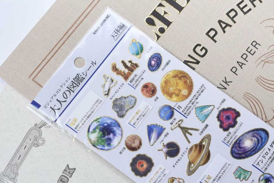 Stickers * | Gift Selection Illustrated Picture Book Stickers Astronomy