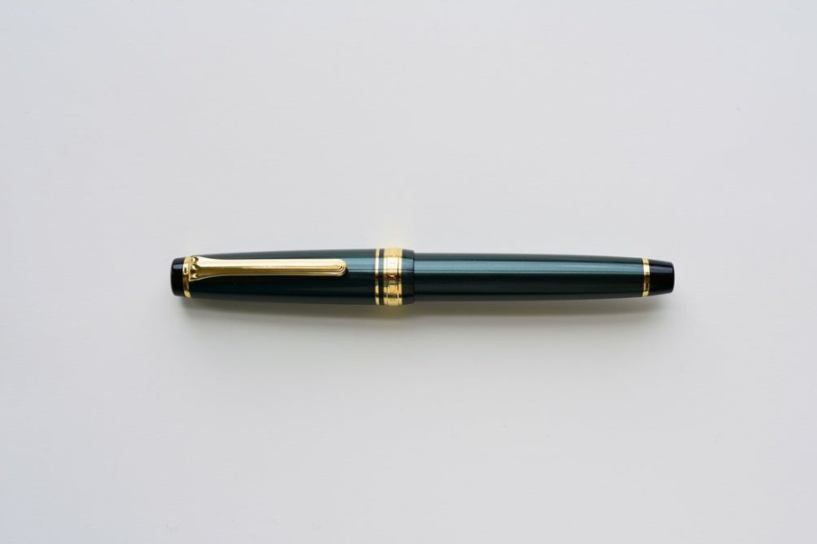 Fountain Pens * | Closeout Sale Sailor Pro Gear Slim Four Seasons Manyou Metallic Green