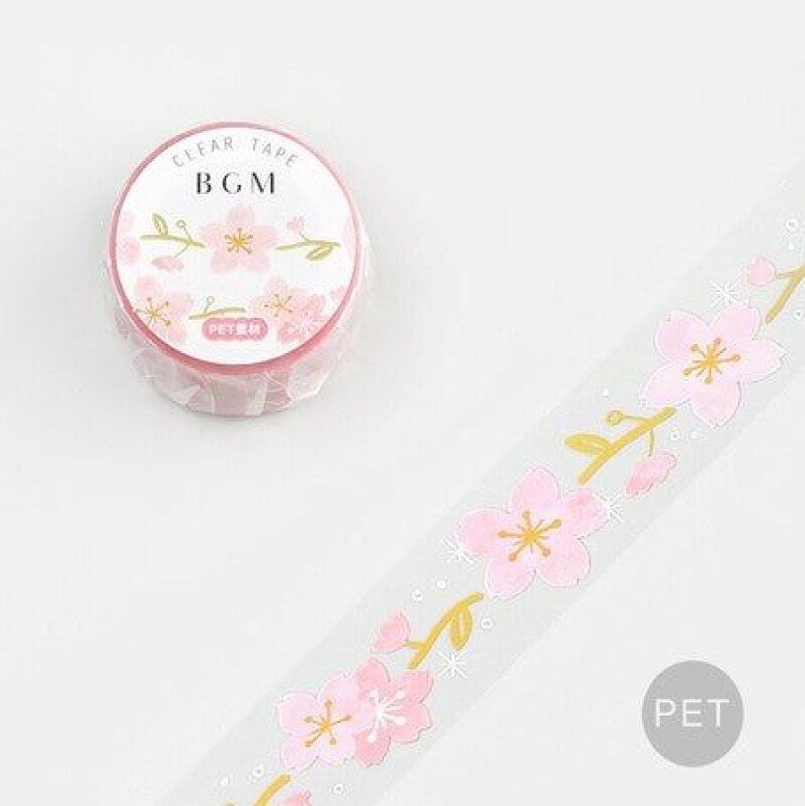 Washi Tape * | Exclusive Design Bgm Clear Tape First Sakura Blossoms