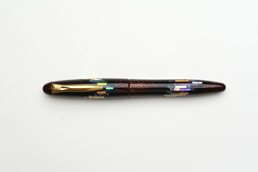 Fountain Pens * | Top Sellers Platinum Izumo Urushi Maki-E Fountain Pen Aurora