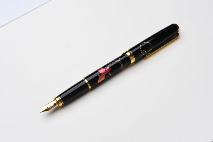 Fountain Pens * | Exclusive Design Platinum Kanazawa Gold Leaf Fountain Pen Goldfish