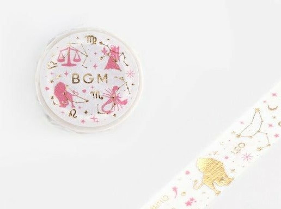 Washi Tape * | Discount Bgm Washi Tape Zodiac Signs 7/23-11/22