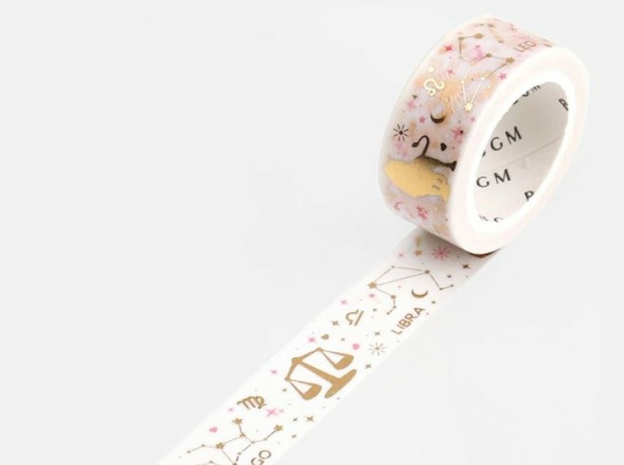 Washi Tape * | Discount Bgm Washi Tape Zodiac Signs 7/23-11/22