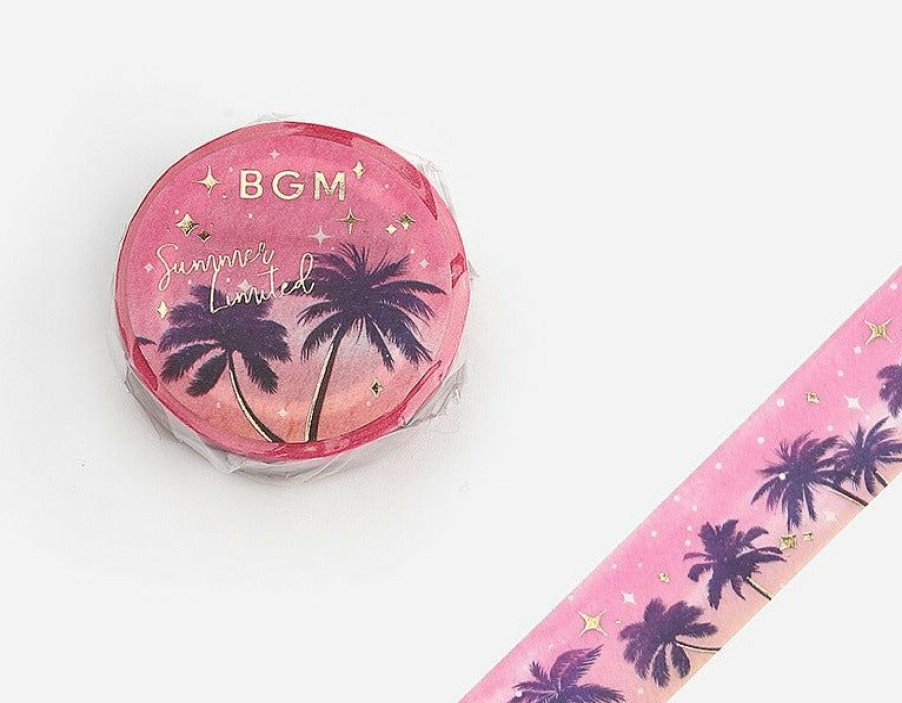 Washi Tape * | Closeout Sale Bgm Washi Tape Summer Limited Sunset