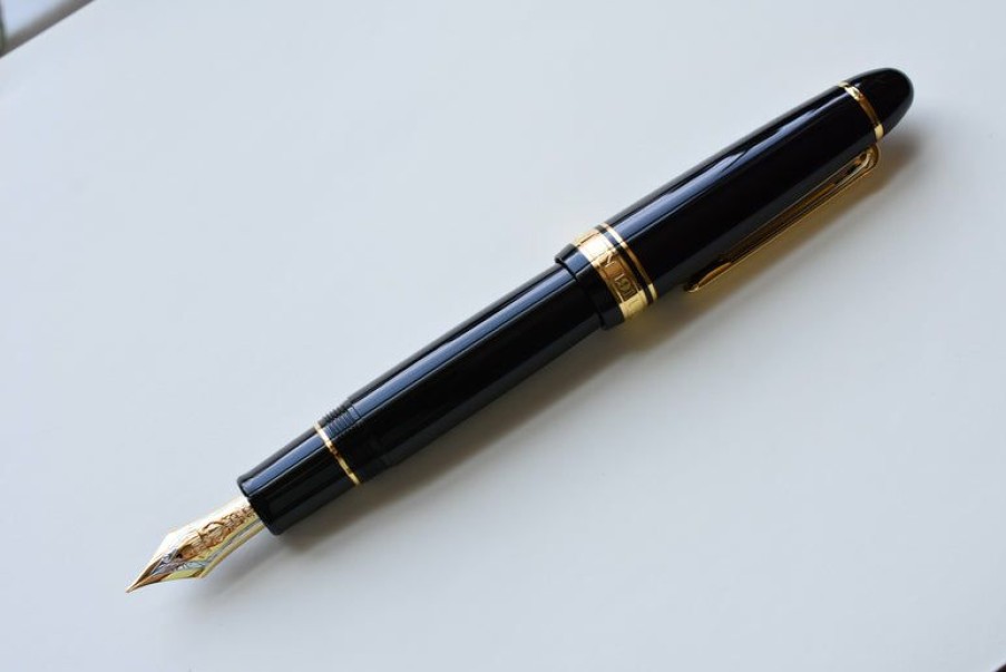 Fountain Pens * | Gift Selection Sailor 1911 King Of Pen Fountain Pen Black/Gold