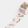 Washi Tape * | Good Quality Bgm Clear Tape Flower Pink